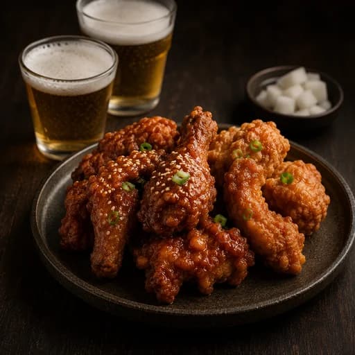 코리엔탈깻잎두마리치킨