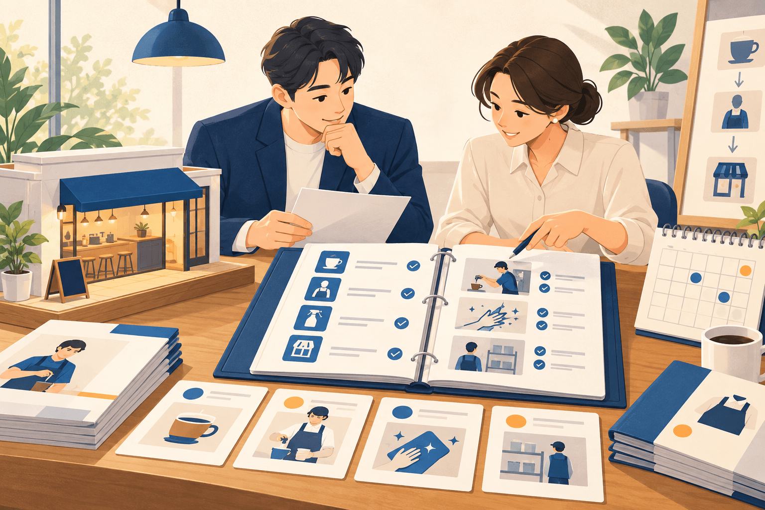 첫 가맹점 모집 전, 본사가 준비할 교육·지원 자료 4가지