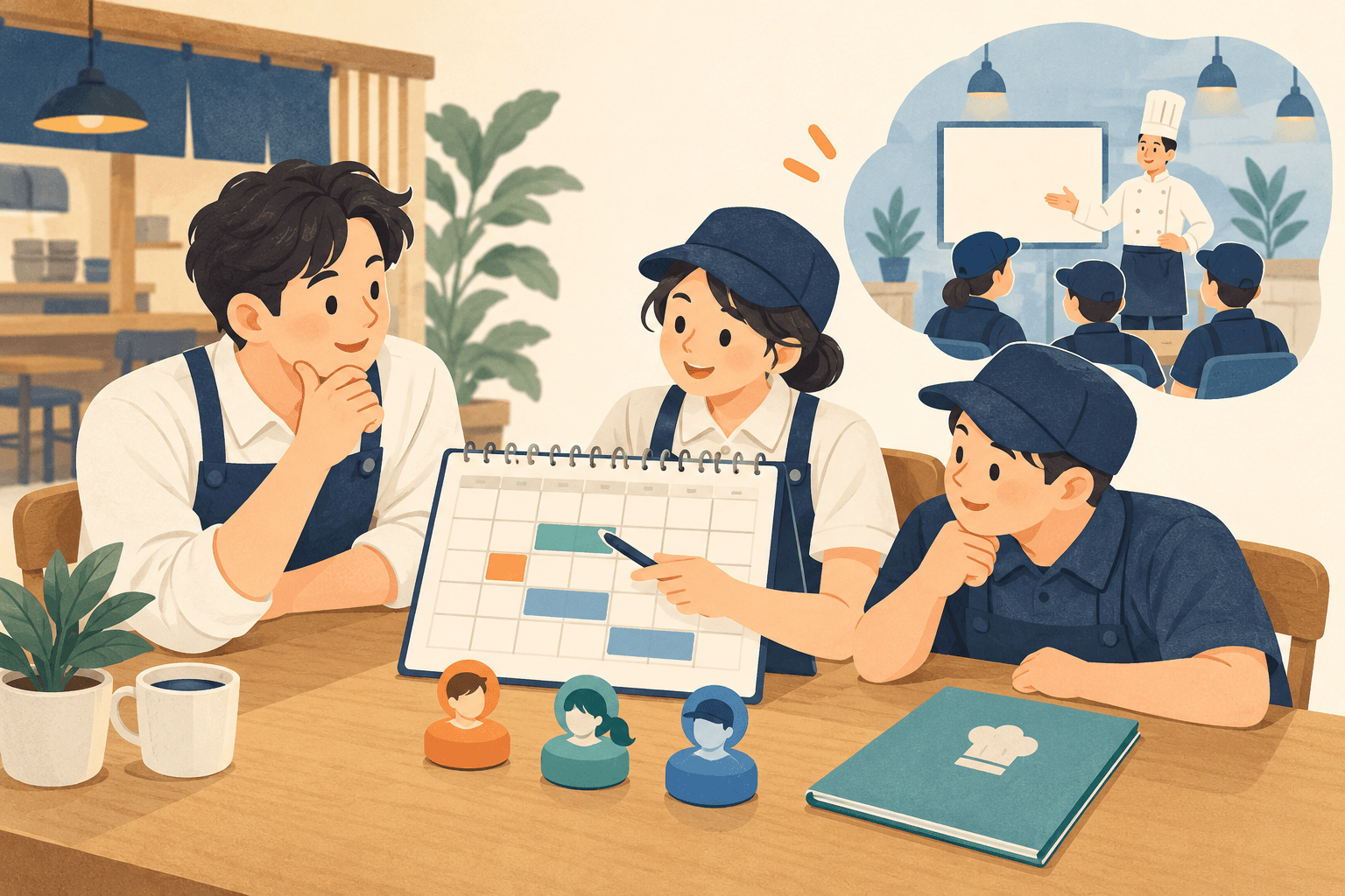오픈 전 교육, 누가 어떤 순서로 참여할지 먼저 맞춰보세요